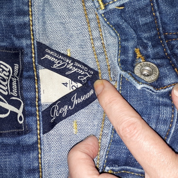 Ladies Lucky Brand Jeans style Riley size 4/ 27 - Picture 2 of 7